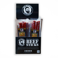 Load image into Gallery viewer, Case of 24 Packs - Bearded Butcher Hot Beef Sticks with Ghost Pepper Cheese 2.65oz