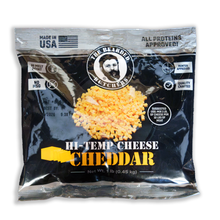 Load image into Gallery viewer, Case of 6 - Hi-Temp Diced Cheddar Cheese 1lb