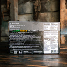 Load image into Gallery viewer, Case of 6 - Jalapeño Cheddar Snack Sticks DIY Kit