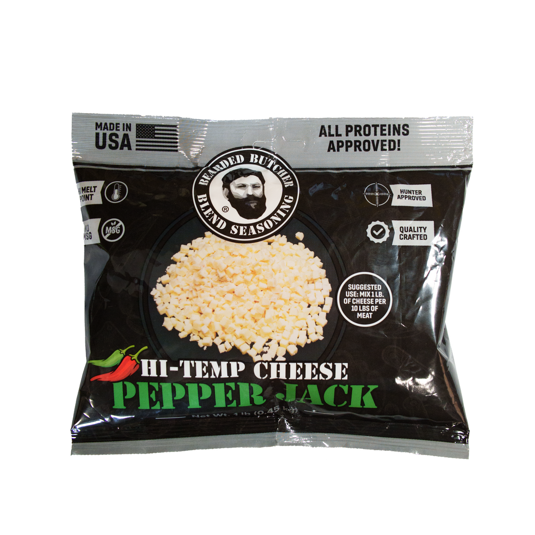 Case of 6 - Hi-Temp Diced Pepper Jack Cheese 1lb