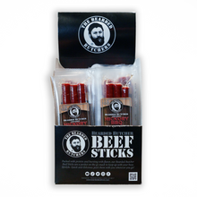 Load image into Gallery viewer, Case of 24 Packs - Bearded Butcher Hickory BBQ Beef Sticks 2.65oz
