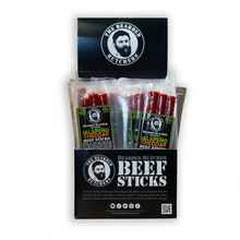 Load image into Gallery viewer, Case of 24 Packs - Bearded Butcher Jalapeno Cheddar Beef Sticks 2.65oz

