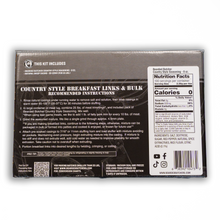 Load image into Gallery viewer, Case of 6 - Country Style Breakfast Links &amp; Bulk DIY Kit w/Natural Casing
