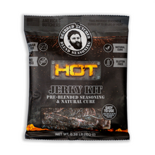 Load image into Gallery viewer, Case of 10 -  Hot Jerky Seasoning &amp; Natural Cure Kits for 10 lbs
