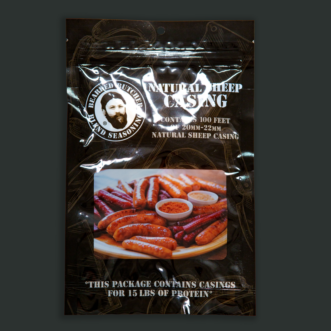 Case of 12 Packs - Natural Sheep Casing 20-22mm