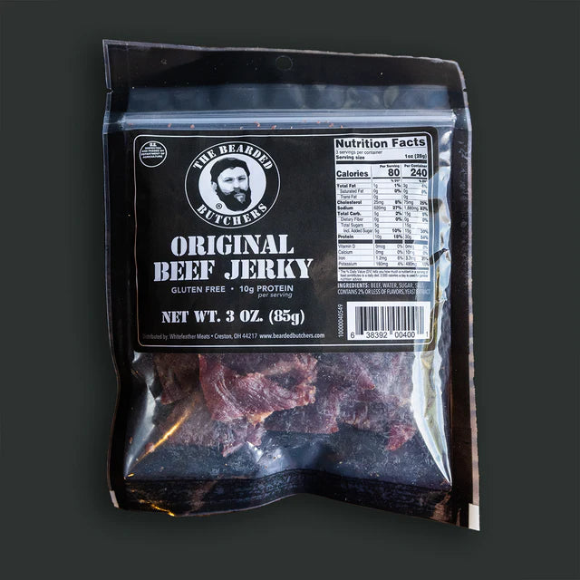 Case of Bearded Butchers Beef Jerky (x12 Packs)
